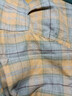 無(wú)印良品（MUJI） 女式 法蘭絨 襯衫領(lǐng) 長(cháng)袖襯衫女士襯衣內搭上衣純棉秋季新品女裝 暗黃色格紋 XL （165/92A） 曬單實(shí)拍圖