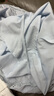 VEGA CHANG時尚套裝女2025新款夏季通勤小個子休閑系帶V領刺繡小衫套裝 baby藍（下裝） M 曬單實拍圖