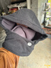 蕉下（beneunder）加絨防風(fēng)帽子男冬季女保暖雷鋒帽巴拉克拉法帽幻影灰 曬單實(shí)拍圖