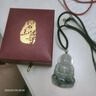 碧玉尊飄花冰種翡翠觀(guān)音吊墜 男款玉觀(guān)音玉墜 A貨 曬單實(shí)拍圖