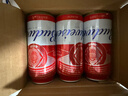 百威啤酒TOP淡色拉格450ml*18聽(tīng)整箱裝新老包裝交替發(fā)貨 曬單實(shí)拍圖