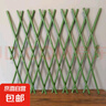 竹籬笆圍欄戶(hù)外庭院花園伸縮竹柵欄鍍膜竹竿圍墻護欄園藝爬藤支架 綠色拉伸柵欄【包塑】 高90cmx長(cháng)200cm 曬單實(shí)拍圖