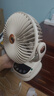 Hulker搖頭夾扇迷你充電臺(tái)式電風(fēng)扇小型辦公室宿舍靜音桌面小風(fēng)扇便攜式床頭夾式嬰兒車小風(fēng)扇 夾子風(fēng)扇 【數(shù)顯豪華】3600電量/5檔風(fēng)定時(shí) 曬單實(shí)拍圖