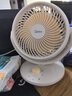美的（Midea）【小型風(fēng)扇】輕音臺(tái)式桌面空氣循環(huán)扇家用柔風(fēng)電風(fēng)扇宿舍辦公迷你臺(tái)扇落地扇空調(diào)伴侶 GAF18AD 曬單實(shí)拍圖