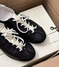 FOOT INDUSTRY 足下工業(yè)「品牌經(jīng)典」芭蕾德訓(xùn)鞋女款無內(nèi)里系列舒適休閑透氣 黑色/古白 38 曬單實(shí)拍圖