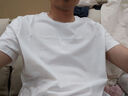 貓人夏季男士短袖T恤男冰絲涼感T短袖速干T恤透氣打底衫 曬單實(shí)拍圖