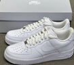 耐克NIKE板鞋女子大童空軍一號 AIR FORCE 1運動鞋 DH2920-111白37.5 曬單實拍圖