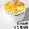 COOKSS寶寶輔食蒸糕模具嬰兒食品級硅膠盒貓爪耐高溫烘焙可蒸煮磨具黃 曬單實拍圖