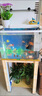 魚缸背景貼紙5d高清畫立體畫海底世界3d水族箱造景裝飾壁紙自粘紙 01.海洋小魚 寬40cm-高30cm【送刮板】 曬單實拍圖