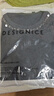 迪賽尼斯（DESIGNICE）2025夏季新款氣質(zhì)格雷系灰色上衣通勤寬松圓領(lǐng)短袖T恤女 灰色 S 曬單實(shí)拍圖