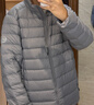 伯希和（Pelliot）輕薄排骨羽絨服男冬季800蓬鵝絨保暖外套女沖鋒衣內膽11340821灰L 曬單實(shí)拍圖