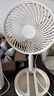 5月新款風扇伸縮折疊小風扇家用靜音充電型辦公臺式USB桌面宿舍大風力夏臺面落地兩用折疊電風扇 顏色隨機 直插款無檔位開關(guān)1個裝 曬單實拍圖