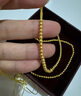 喜上眉梢喜飾黃金古法金珠999足金散珠硬金光面磨砂轉(zhuǎn)運(yùn)珠路路通圣誕禮物 4mm重工古法珠3顆 約0.75g 曬單實(shí)拍圖
