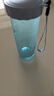 特百惠（Tupperware）瑩彩430ML塑料杯男女士學(xué)生夏季運(yùn)動(dòng)水杯子戶(hù)外便攜大容量 冰水藍(lán) 曬單實(shí)拍圖