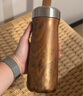 SWELL寬口保溫杯大容量不銹鋼戶外保溫保冷水杯七夕開學(xué)禮物 柚木470ml 曬單實(shí)拍圖