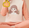 貓人女童內衣套裝純棉兒童秋衣秋褲大童中高領(lǐng)打底內衣 卡通女孩 150 曬單實(shí)拍圖