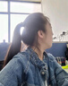 尚都比拉春秋款純棉牛仔外套短款高級(jí)感女裝氣質(zhì)休閑百搭上衣 牛仔藍(lán) S  曬單實(shí)拍圖