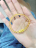 中國黃金（CHINA GOLD）招財貔貅黃金手鏈女足金黃水晶手串七夕情人節(jié)禮物送女朋友老婆 招財貔貅黃水晶手串 紀念品 曬單實拍圖