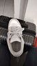adidas ENTRAP美式校園風(fēng)運動(dòng)板鞋少年感復古籃球鞋男女阿迪達斯 白色/淺藍/灰色   38.5 曬單實(shí)拍圖