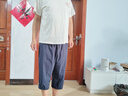 361°褲子夏季男運(yùn)動(dòng)褲防曬跑步休閑寬松薄款男褲七分褲652424712H-2 曬單實(shí)拍圖