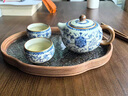 景德鎮(zhèn)汝窯茶具套裝家用青花陶瓷功夫中式茶壺輕奢茶杯2025新款客廳 汝窯靛藍西施壺+2杯 200ml 1 曬單實拍圖