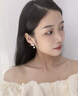 紀(jì)詩哲（GIEVSZHE）不規(guī)則大圓圈圈耳環(huán)女復(fù)古氣質(zhì)時尚耳釘耳飾生日禮物送女友老婆 免費(fèi)刻字/代寫賀卡服務(wù) 免費(fèi)刻字/代寫賀卡-精品禮盒 曬單實(shí)拍圖