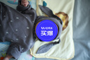 巴厘小豬【反季清倉】【3件套】新生兒嬰兒衣服純棉a類連體衣春秋季哈衣爬 一縷清晨露珠-太空灰 【3件套】   80cm 曬單實拍圖