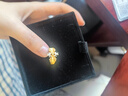 慕璨（OWN SHINE）【官方正品】少女心事黃金女戒指足金中古鑲嵌培育鉆 送女友禮物 克重多退少補(bǔ)/定制圈口聯(lián)系客服 11號(hào)-3.4g 曬單實(shí)拍圖
