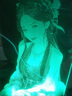 手工錘子玻璃畫(huà)玻璃敲擊畫(huà)琉璃玻璃人像畫(huà)定制生日禮物送女朋友 8寸(15*20cm)+USB插電底座+禮盒 曬單實(shí)拍圖