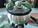 ERNTE昂特小綠鍋 1L電火鍋 電熱鍋 電煎鍋 家用多功能鍋 適合1~2人 家用 EHP-1901-OG 橄欖綠 曬單實(shí)拍圖