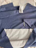 蒙羊王10A抗菌男士保暖內(nèi)衣套裝男無痕發(fā)熱羊絨蠶絲冬季加厚秋衣秋褲男 午夜藍(lán) 3XL 曬單實(shí)拍圖