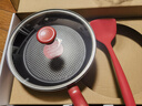特福（Tefal）平底鍋家用牛排不粘煎鍋少油煙有鈦煎餅鍋電磁爐燃?xì)庠钔ㄓ?6cm 曬單實(shí)拍圖