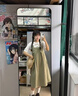 媽媽本色孕婦夏裝背帶連衣裙2025新款小個(gè)子裙子孕媽媽夏季短袖套裝兩件套 杏色兩件套 XXL 曬單實(shí)拍圖