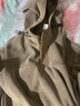 森馬（Semir）森馬衛衣男冬搖粒絨半開(kāi)襟連帽情侶裝上衣中性百搭 軍綠40635 S 曬單實(shí)拍圖