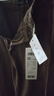 森馬（Semir）森柔牛仔|牛仔半身裙女開叉長裙顯腿長秋鹽系直筒裙103524120003 曬單實(shí)拍圖