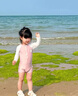 G.DUCKKIDS童裝女童套裝夏季2024新款中大童女孩夏裝扎染純棉短袖T恤半身裙 粉色（帶安全褲） 140 建議身高130-140cm年齡9-10歲 曬單實(shí)拍圖