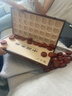 冠小二象棋中國象棋兒童實木帶木質(zhì)棋盤成人大號便攜式棋子金絲楠木黑檀 50#紅花梨木套裝 曬單實拍圖