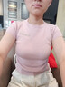 妍莉芬（yanlifen）短款洋氣卡腰上衣粉色短袖t恤女夏季2025新款多巴胺穿搭衣服套裝 上衣+裙褲 S 【80-95斤】 曬單實拍圖