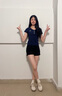 CAMILA KSENIA小白鞋女士2025新款爆款德訓(xùn)鞋運(yùn)動鞋子百搭透氣阿甘鞋時尚板鞋子 藍(lán)色 36 曬單實拍圖