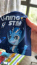 李寧（LI-NING） 兒童泳鏡男女童防水防霧高清游泳眼鏡泳帽套裝寶寶高清游泳裝備 【升級印花】靛青 曬單實(shí)拍圖