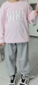 NIKE 3BRAND 耐克男女童衛(wèi)衣+褲子2件套2025秋季新款兒童衛(wèi)衣長褲套裝 櫻花粉 【春秋純棉舒適】 140 /68 【建議身高128-140cm】 曬單實(shí)拍圖