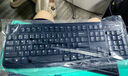 羅技（Logitech）MK120 鍵鼠套裝 有線鍵鼠套裝 辦公鍵鼠套裝 電腦鍵盤(pán) USB即插即用 全尺寸 黑色 曬單實(shí)拍圖
