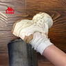 KAPPA卡帕女鞋運動(dòng)鞋女2025秋冬新款老爹鞋女款休閑鞋輕便軟低跑步鞋潮 冬日白/棕色 37 曬單實(shí)拍圖
