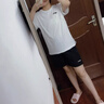 李寧短褲女夏冰絲速干運動跑步健身五分褲瑜伽訓(xùn)練休閑馬拉松褲子新款 運動黑【速干涼爽/遮胯顯瘦】 L 曬單實拍圖