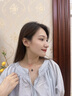 VIROLINE2025新款爆款感溫四葉草純銀項鏈小眾鎖骨鏈吊墜送女友七夕節禮物感溫四葉草項鏈黑紅款 曬單實(shí)拍圖
