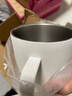無印良品（MUJI）不銹鋼雙層馬克杯 大容量男女辦公學(xué)生水杯茶杯咖啡杯 白色 490ml 曬單實拍圖