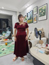 恒源祥年輕婚禮媽M媽裝結(jié)婚禮服酒紅色連衣裙2025新款夏高貴喜婆婆婚宴 紅色 XL 建議105-115斤 曬單實(shí)拍圖