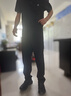 FILA 斐樂褲子男士梭織休閑長褲2025夏季新款涼感干爽速干褲運(yùn)動褲 正黑色-BK L 175/84A/L 曬單實拍圖