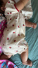 班喜迪嬰兒衣服夏季薄款嬰幼兒連體衣女寶寶公主外出服超萌短袖爬服夏裝 曬單實(shí)拍圖