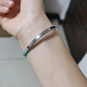 逐青簡(jiǎn)約光面鈦鋼手鐲男潮嘻哈個(gè)性痞帥不掉色手環(huán)個(gè)性街頭潮男配飾品 銀色 曬單實(shí)拍圖